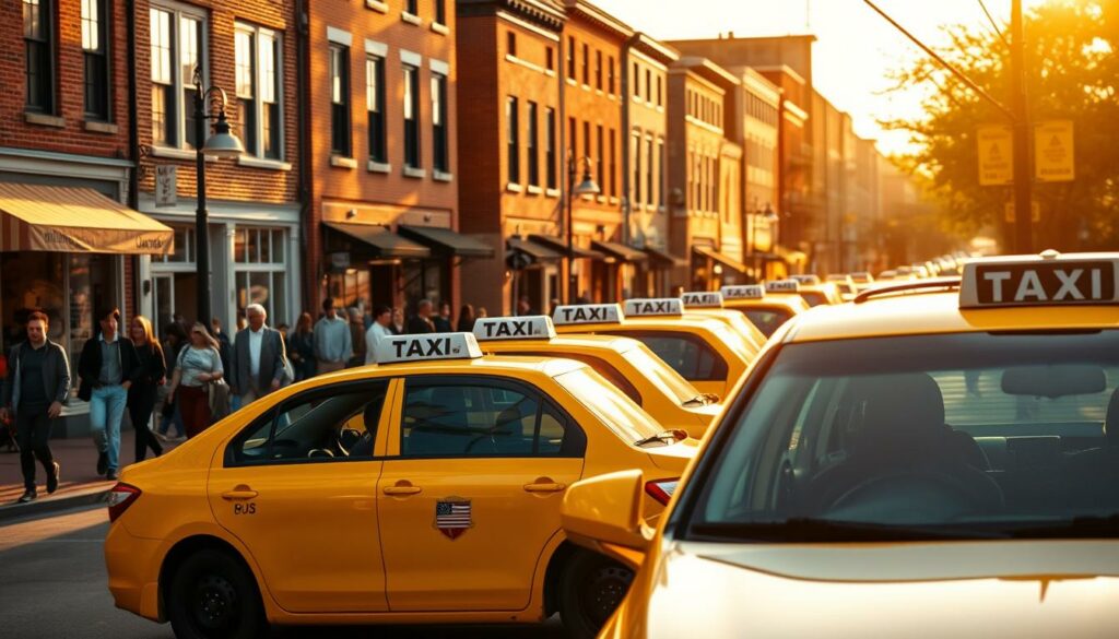 cabs in Holland